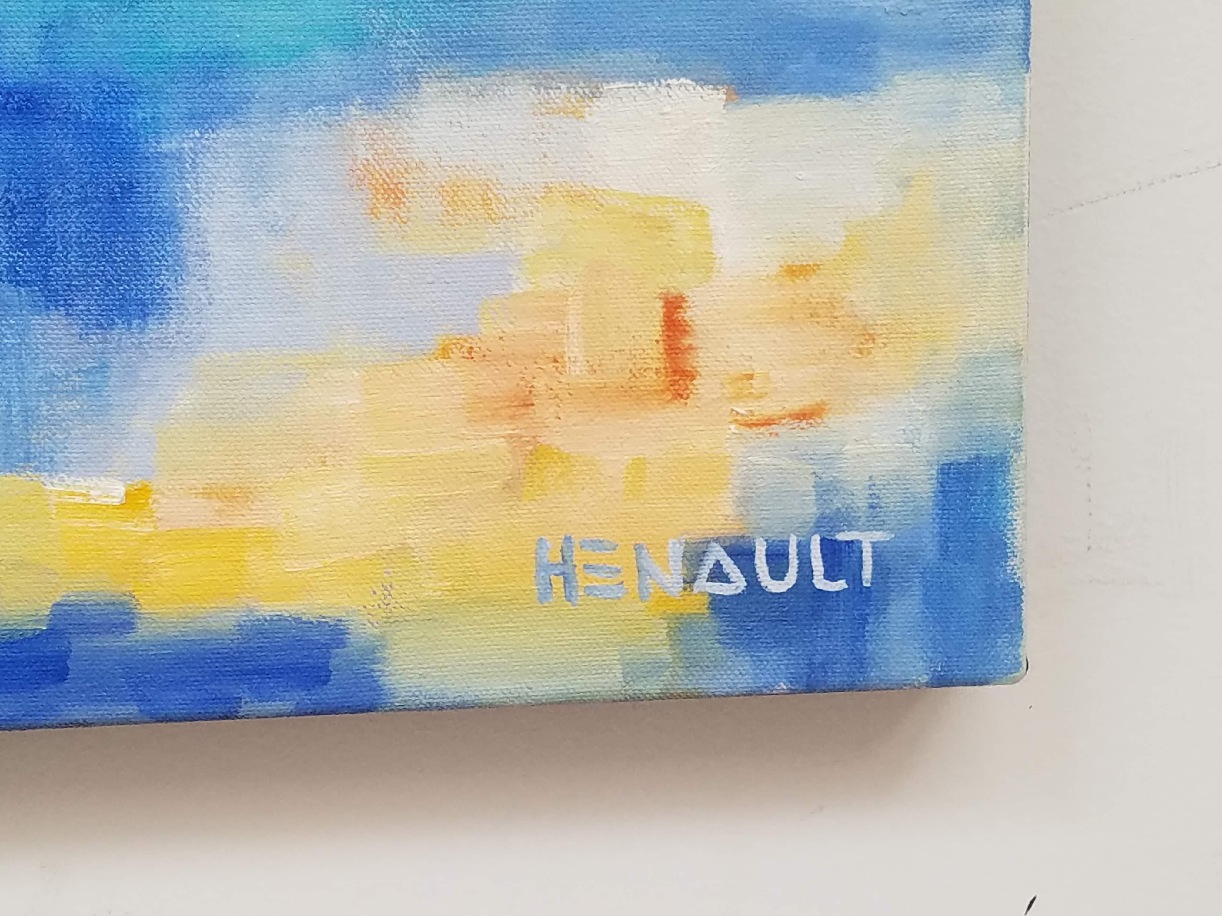 Canadian Michelle Hénault Modern Abstract Painting 