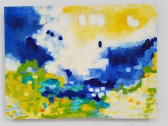 Michelle Hénault Modern Abstract Painting "Terre Inconnue 2/Unknown Land 2" 2017