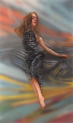 "Capturing Serenity" (2025) Original Abstract Figurative Oil Painting