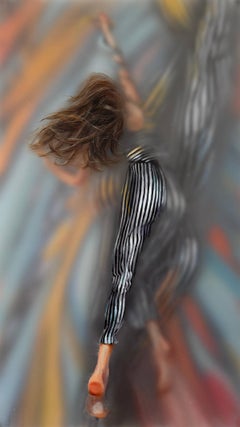 "Embracing Turbulence" (2025) Original Abstract Figurative Oil Painting