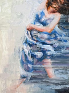 "Sweet Struggle" (2025) Original Abstract Figurative Oil Painting on Board