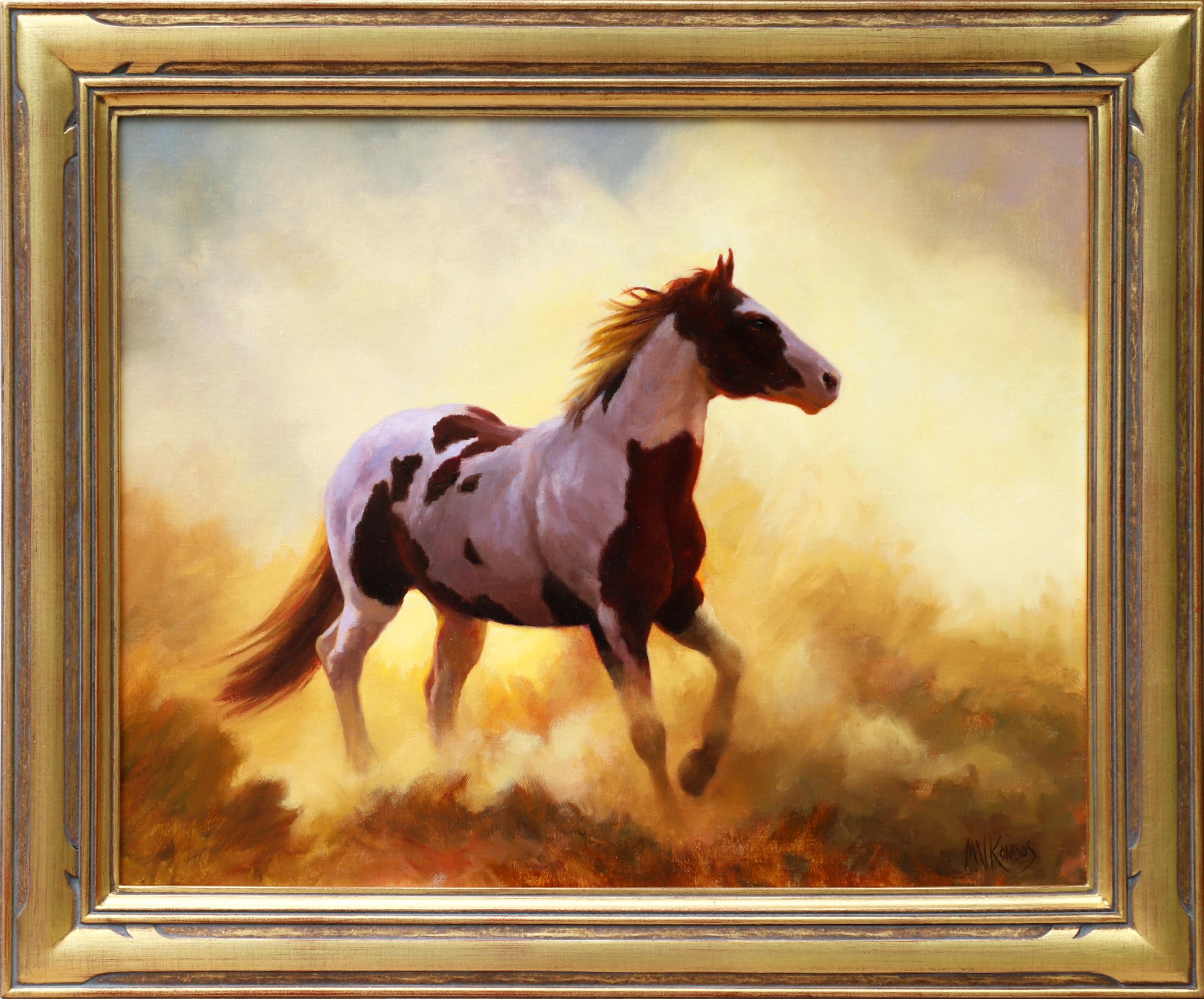 Polvo en el viento - Painting de Michelle Kondos