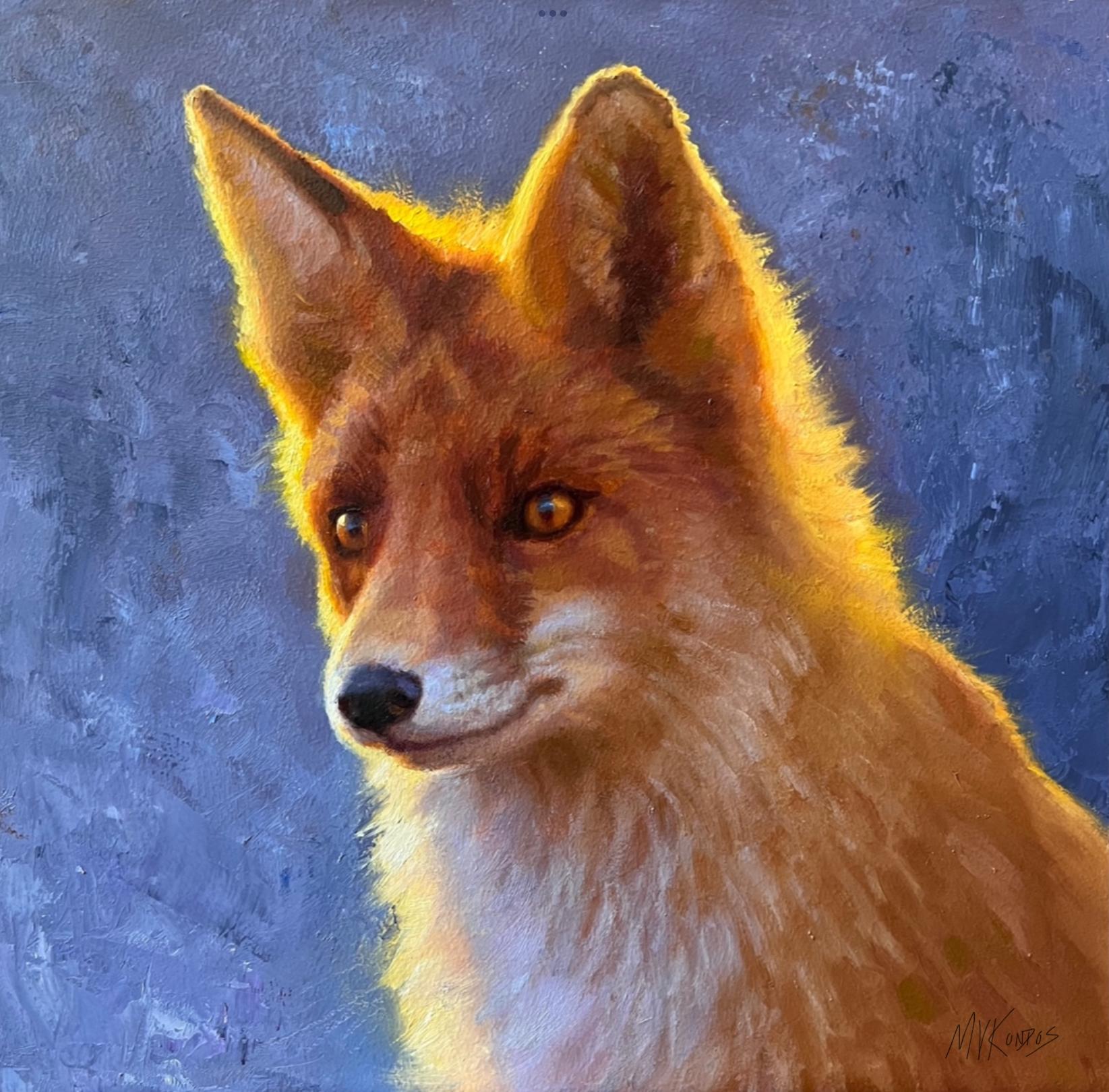 Eyes on the Prize - Realist Painting by Michelle Kondos