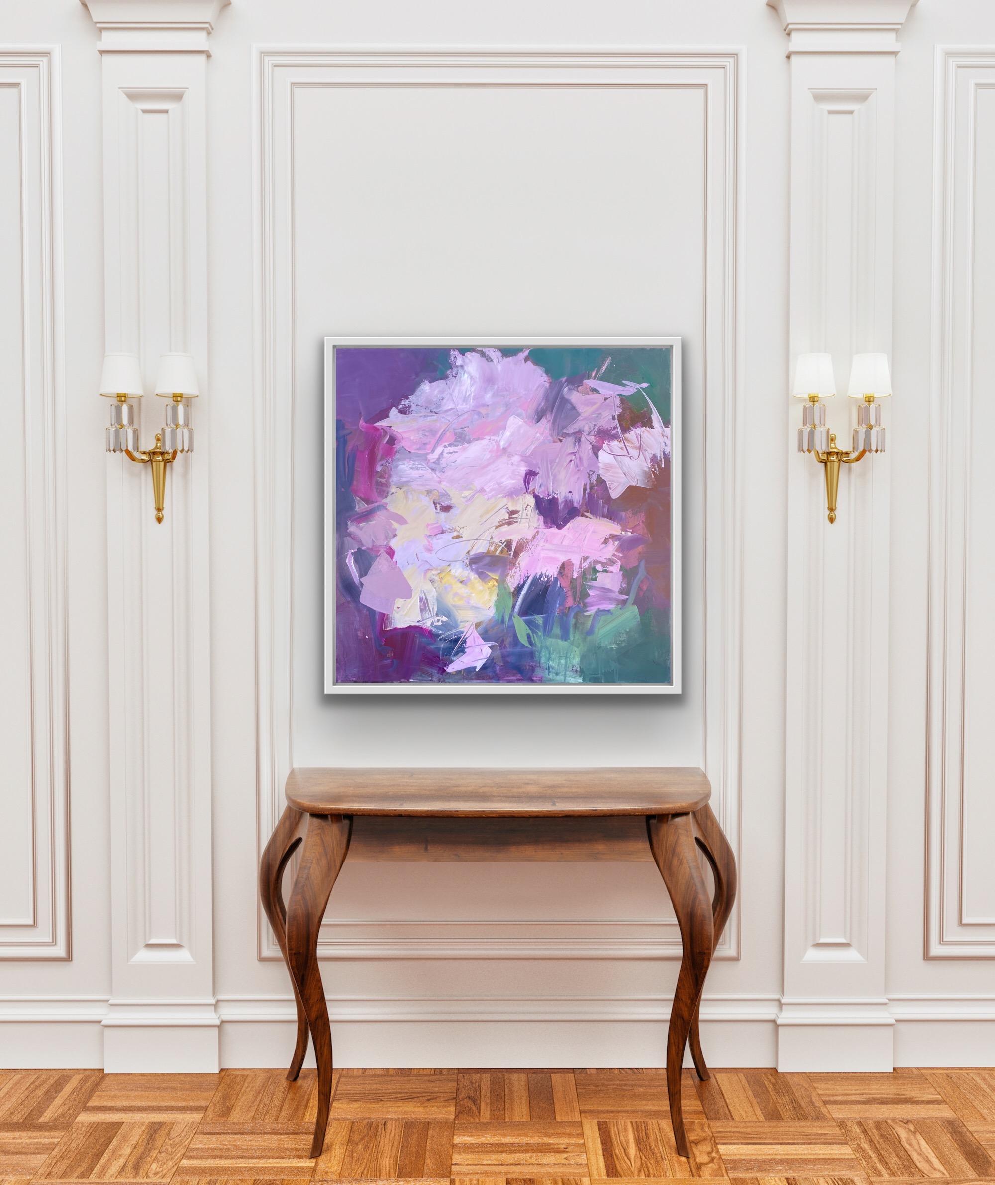 Abstrahierte Blüten setzen ein Zeichen.

Michelle Marra, Künstlerin, abstrakte Gemälde zum Verkauf online und in unserer Gallery Art. Ich sehe in Schwaden von Farbe, Textur und Licht. Ich lasse mich von der lyrischen Bewegung und den biomorphen