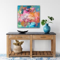 Camera, Set, Action with Acrylic on Canvas, Painting by Michelle Marra