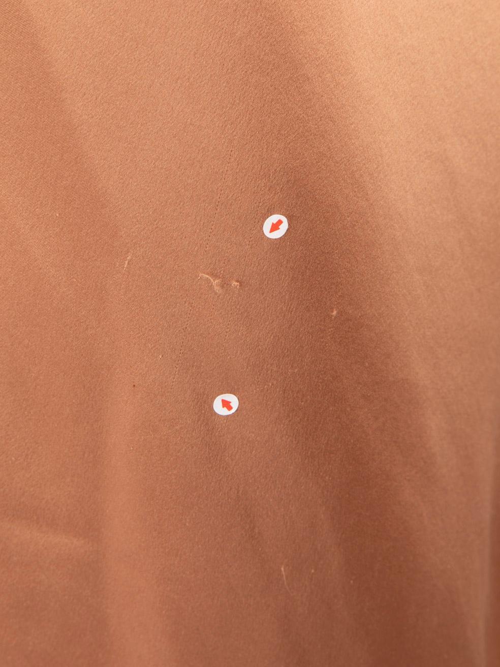 Women's Michelle Mason Rose Gold Silk Wrap Maxi Dress Size XL