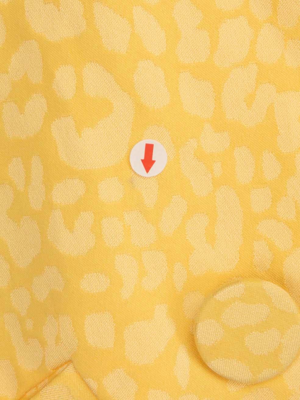 Michelle Mason Blazer jaune imprimé léopard Taille XS Bon état - En vente à London, GB