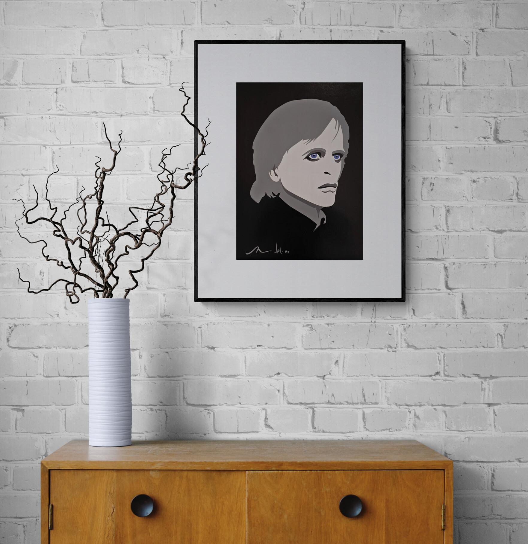 Sr. Kinski (Klaus Kinski) - Print de Michelle Mildenhall