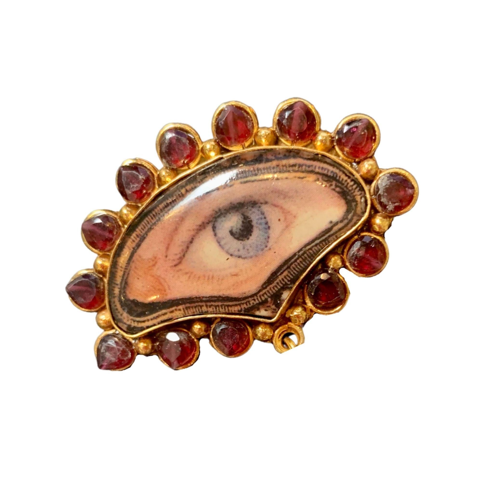 Contemporary Michelle Nussbaumer Lovers Eye Broach Pendant