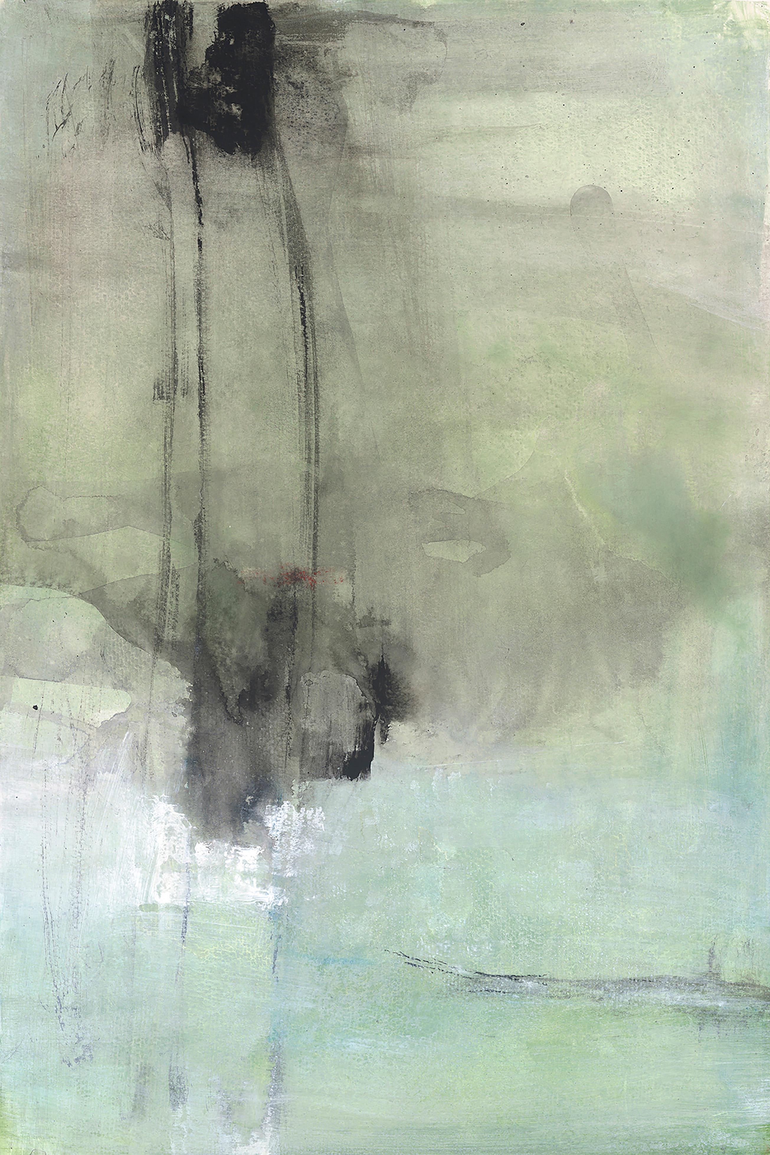 Michelle Oppenheimer Abstract Print - "Untitled #230 " watercolor print on fine art paper