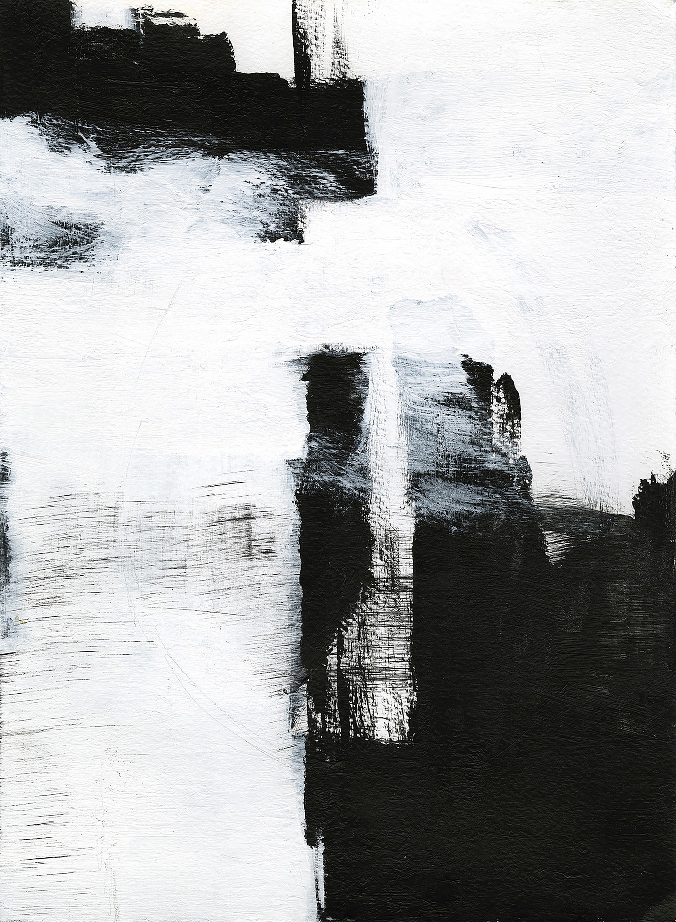 Michelle Oppenheimer Abstract Print – "Ohne Titel #368" Aquarelldruck auf Kunstdruckpapier
