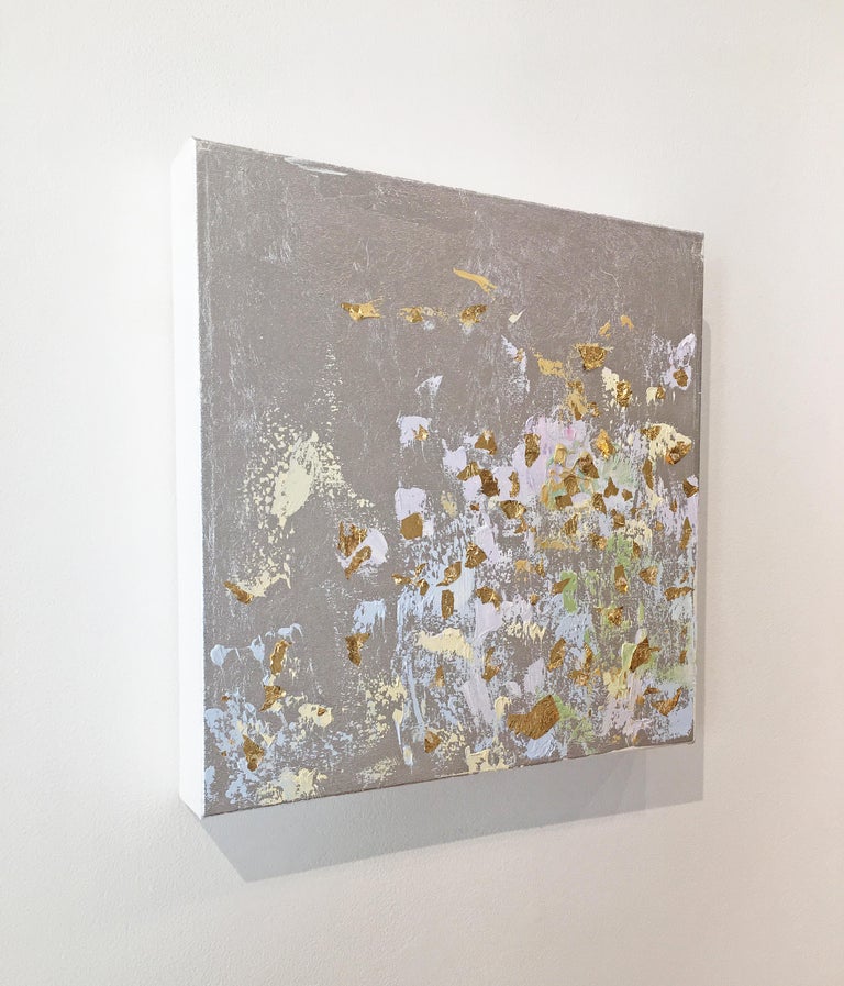 Michelle Sakhai Silver Leaf Oil Painting Michelle Sakhai Secrets For Sale At 1stdibs