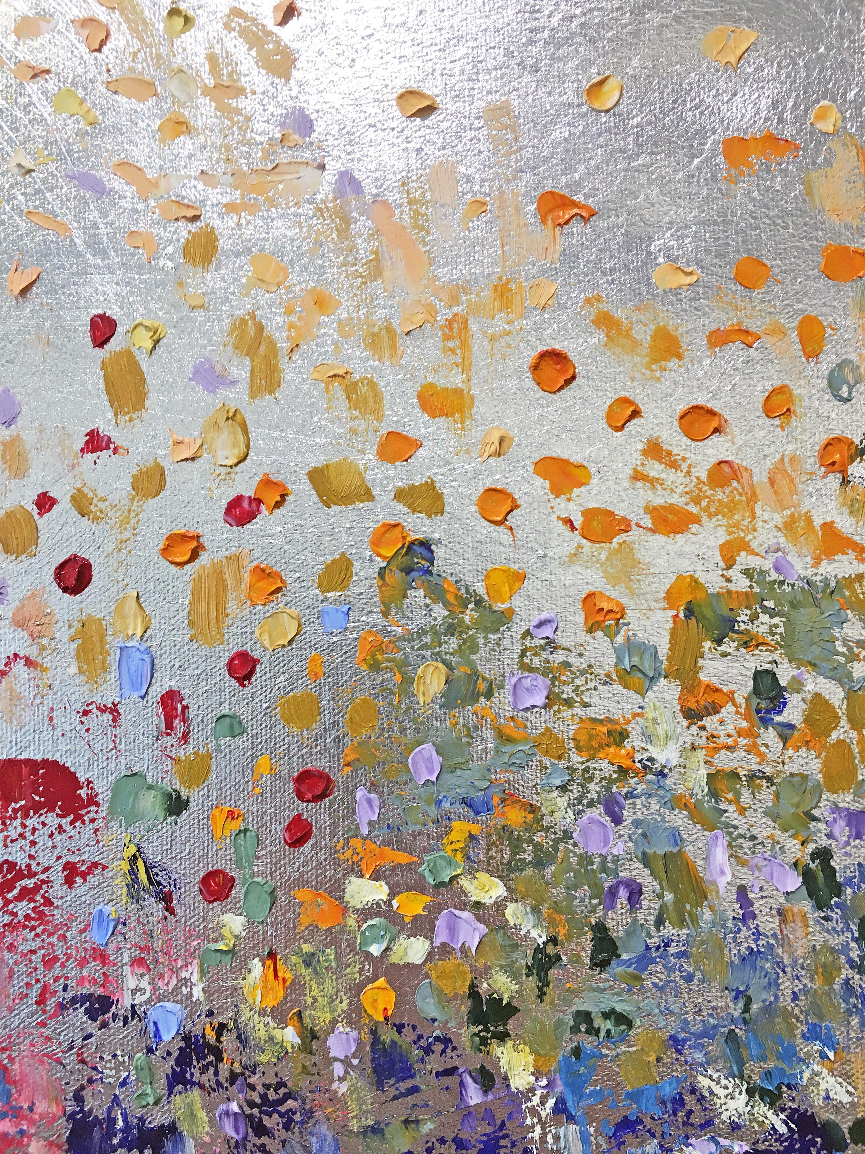 Sunshine - Abstract Expressionist Painting by Michelle Sakhai