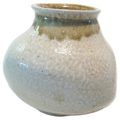 MICHELLE SHIEK - Free Form Studio Pottery Vase - Signed - Late 20th Century