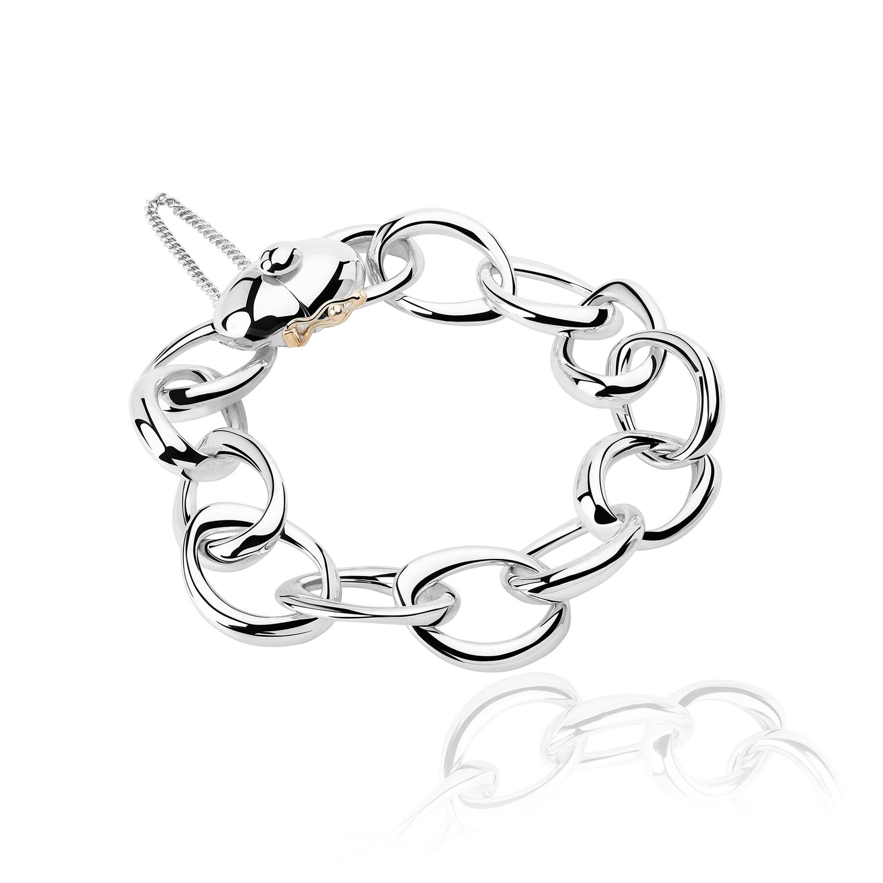 Women's Michelle Sterling Silver Bracelet For Sale