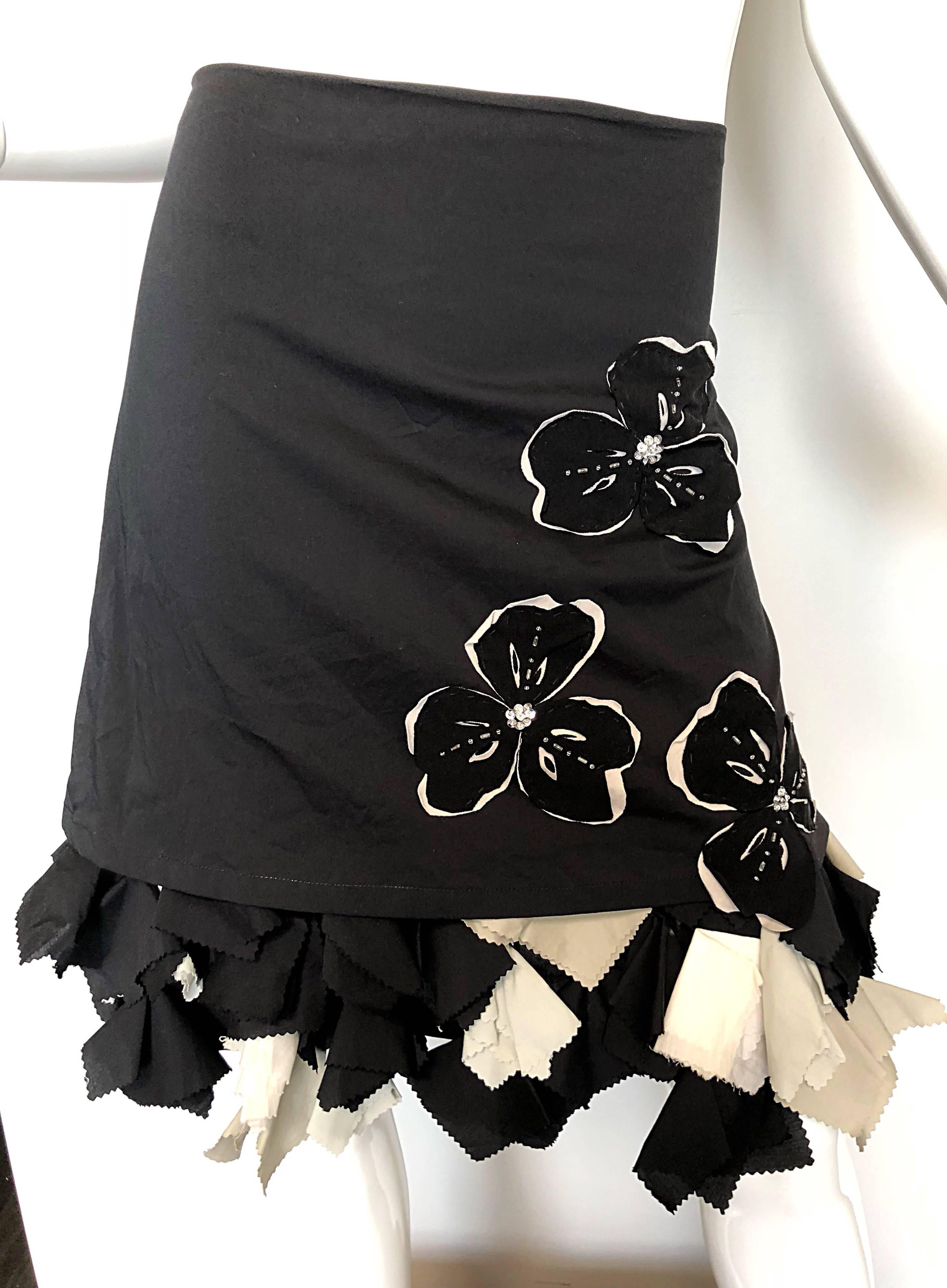 Rhinestone skirt 90s cheap