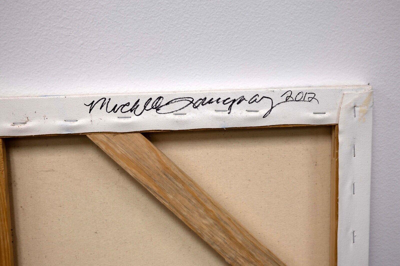Michelle Tanguay Mädchen mit Lollipop, signiert 2012, Acrylgemälde auf Leinwand im Angebot 6