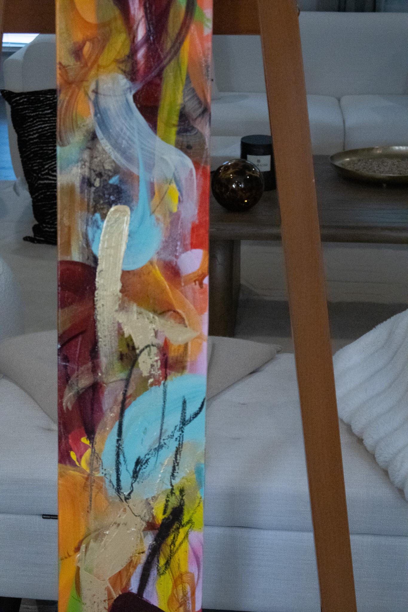 “Autumn Butterfly”, Rhythmic, Vibrant, Rich, Lively, Fun, Melodic - Painting by Michelle Thomas Artist