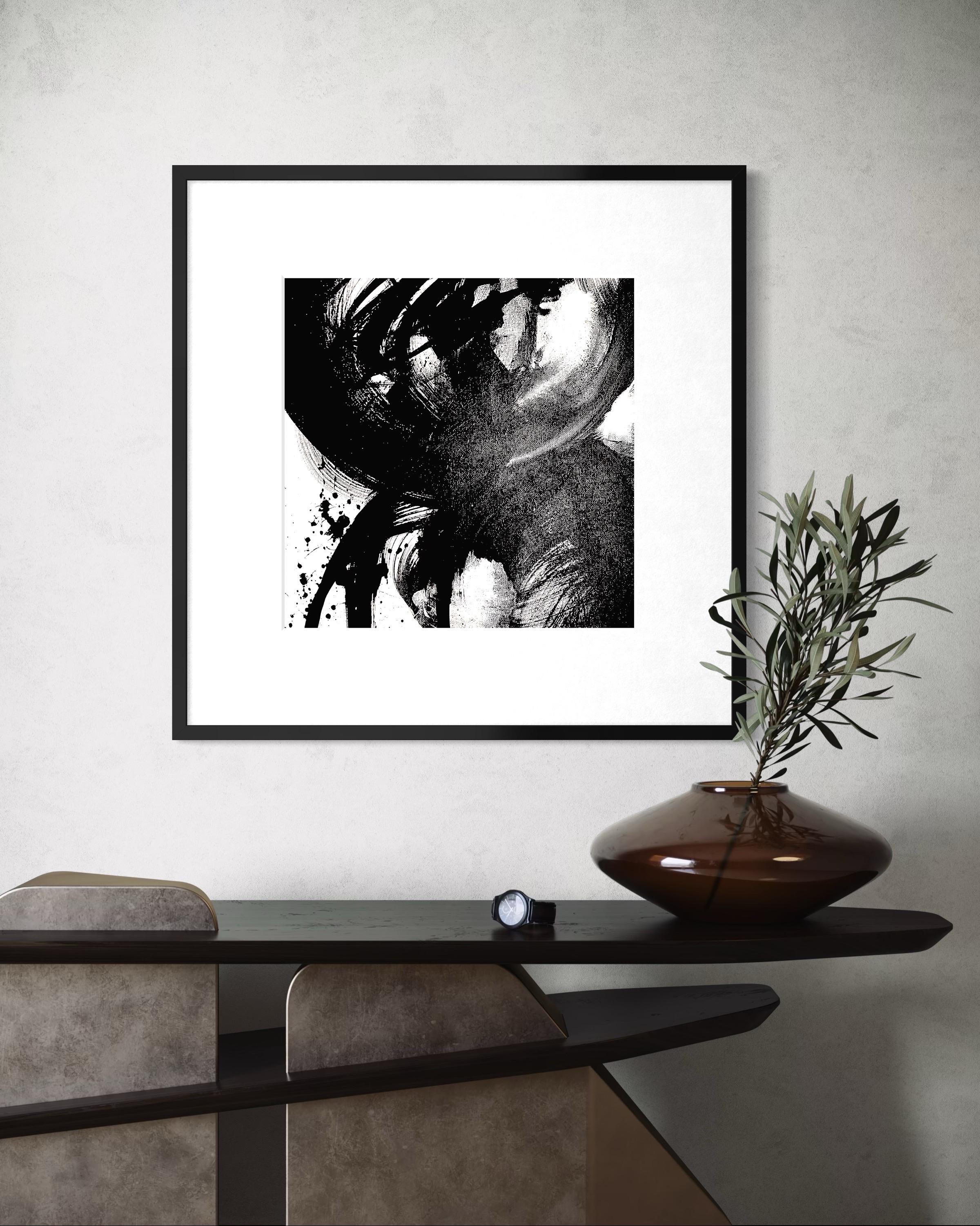 Tageslichtschatten - Giclée auf Rag, handsigniert, schwarz, weiß, modern, zeitgenössisch im Angebot 4