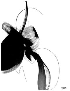 Disobedience – Minimal, Black, White, Contemporary, Bold, Floral, Modern, Vivid