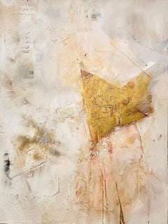 "Eco", 2025, Arte original, Sofisticación apagada, Textura, Tonos suaves, Dorado
