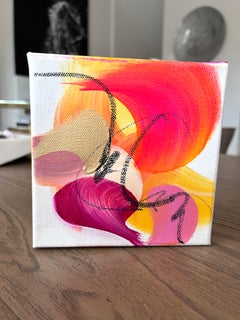 GEM #13, Gallery Wall "GEMS" Collection, Rosa, Arancione, Scatola, Mini, Piccolo, Originale