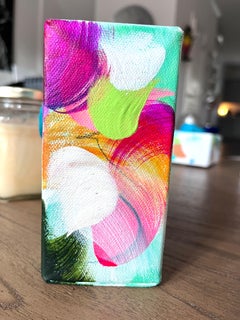 GEM #5, Gallery Wall "GEMS" Collection, Blue, Green, Pink, Box, Mini, Tiny