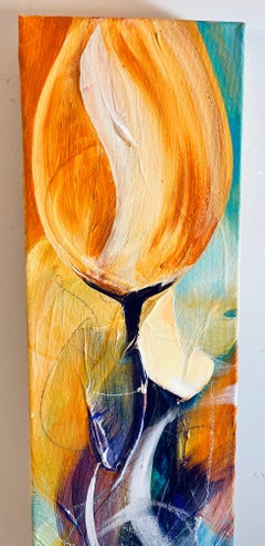 Michelle Thomas Artist - "Longing Acrylic Painting on Wood Panel, Contemporary, 21st Century" "Longing Acrylic Painting on Wood Panel, Contemporary, 21st Century"