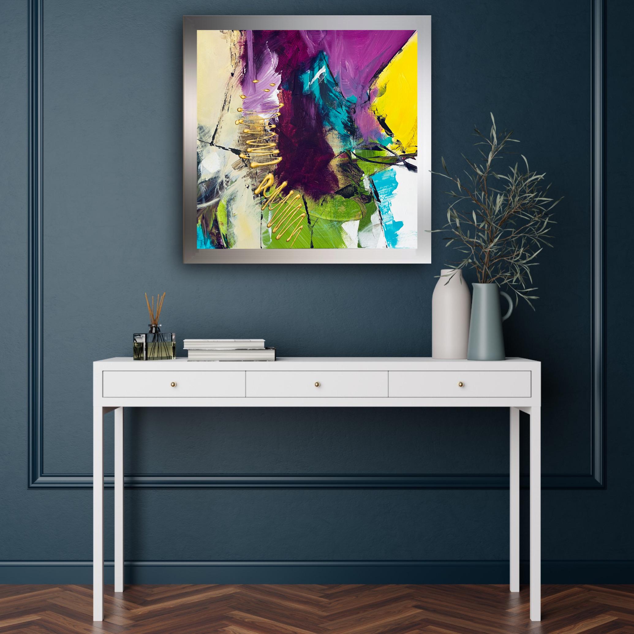 Artist Motivation:

Embrace the depth and allure of this piece in your living space!

This richly colored fun piece, will add a pop of color and energy to your favorite cozy nook or bring vibrancy and allure to any room, infusing it with a sense of