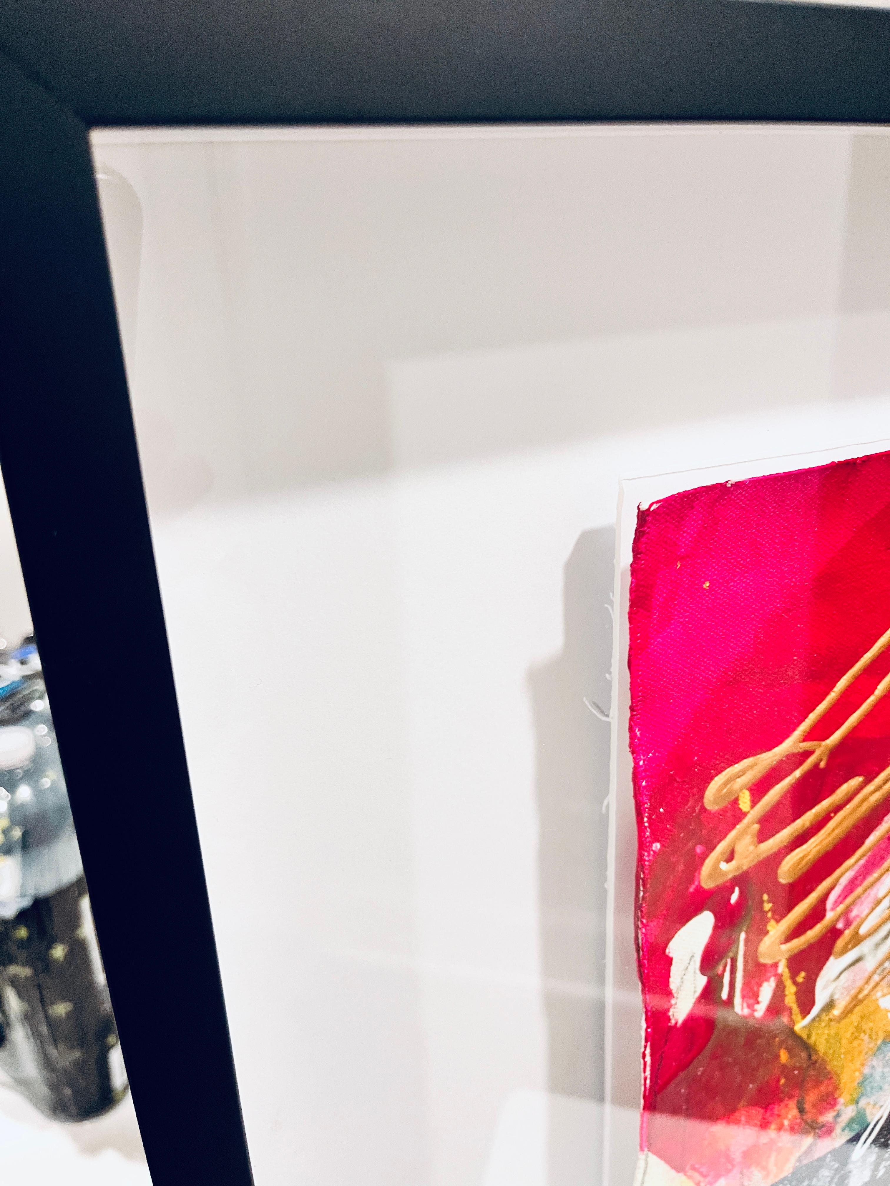 Rhythmic Chaos - Ausgefallen, Modern, Stilvoll, Roh, Rot, Lebendig, Aufstrebend, Straße im Angebot 10