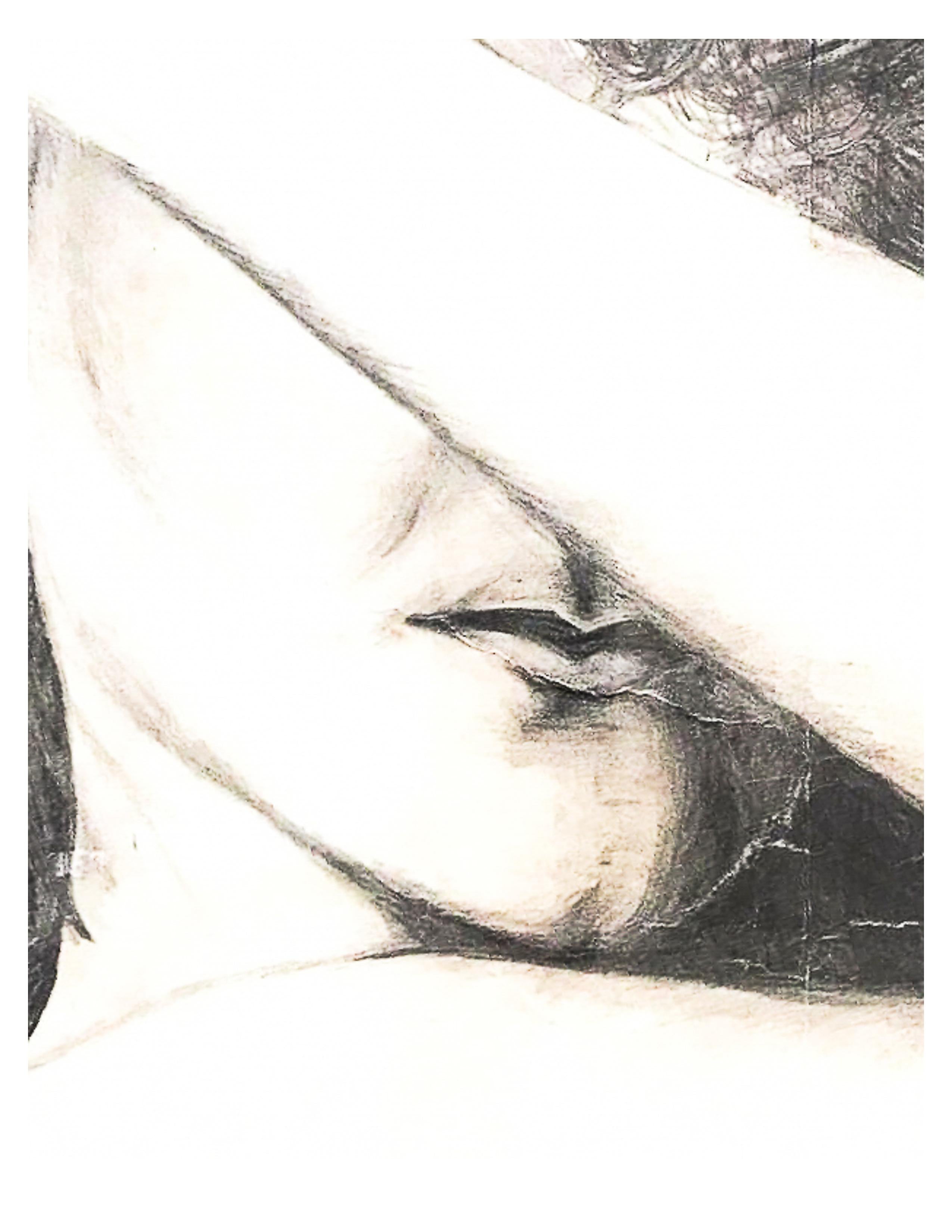 Abstract Painting di Michelle Thomas Artist - "Study In Grace III" - Giclée d'arte su tela, creata e firmata a mano dall'artista