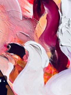 Richly Textured , 'The Color of a Kiss', ON Sale, Artist is Relocating