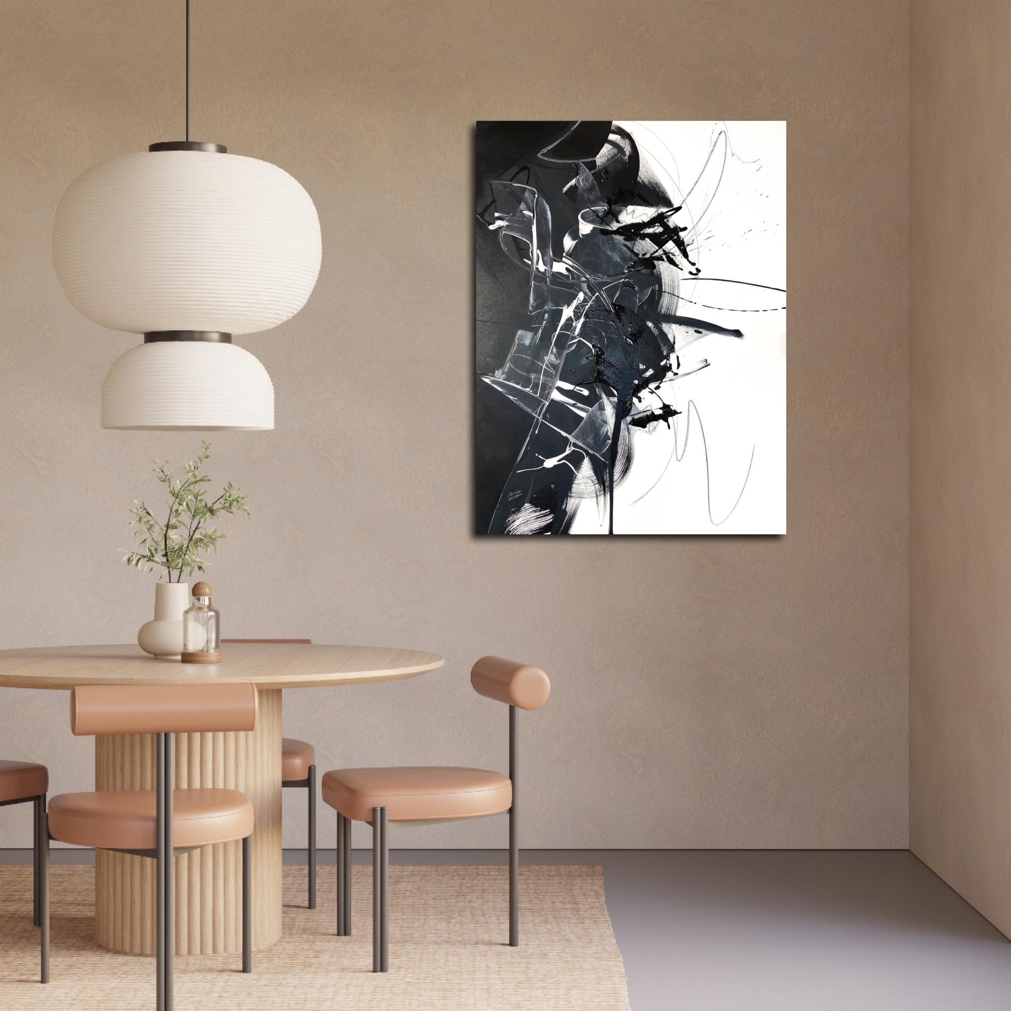 Senza tempo - Painting Espressionismo astratto di Michelle Thomas Artist