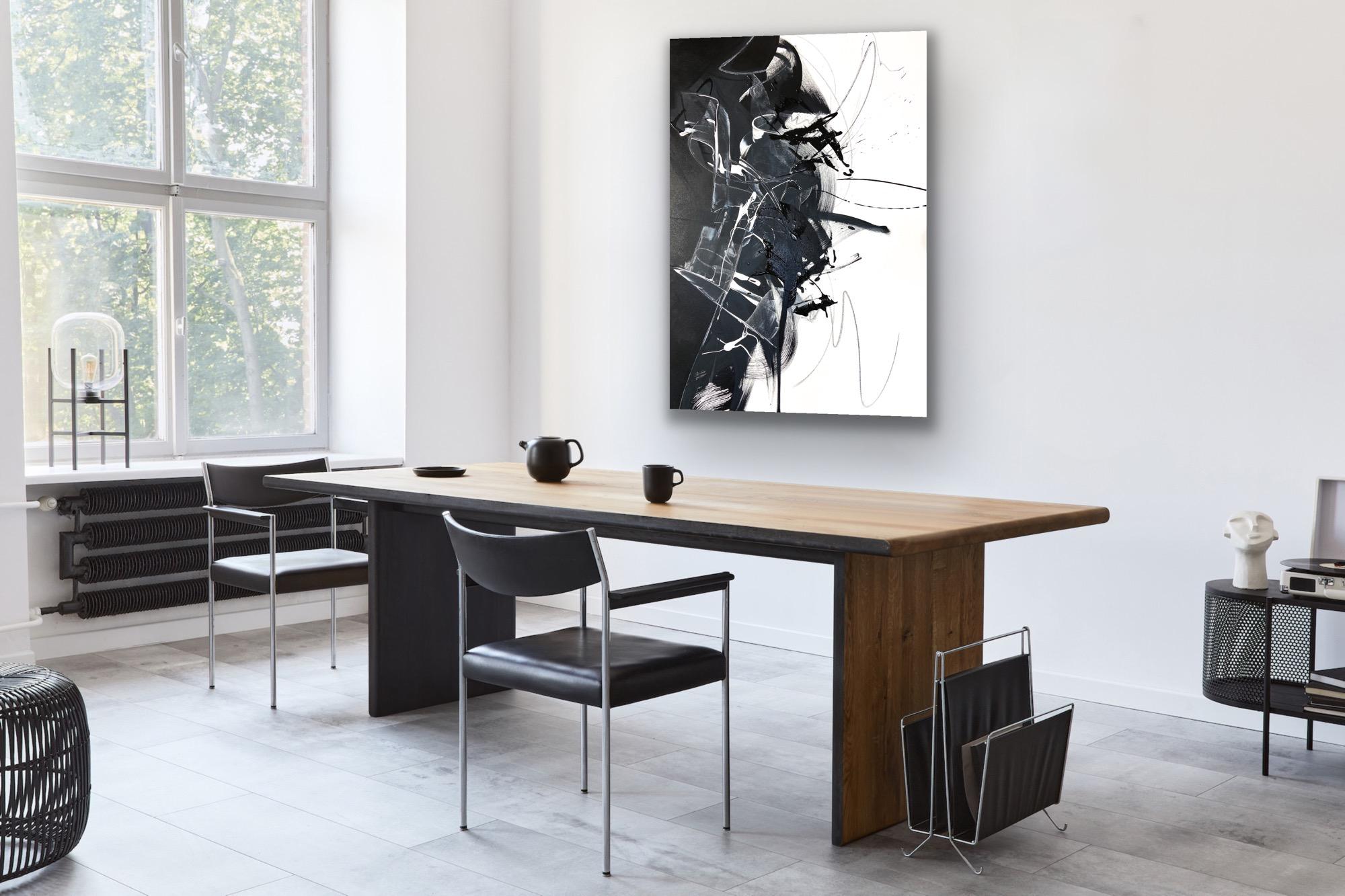 Motivazione dell'artista:

Nei tratti del bianco e nero, 