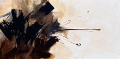 "Umbra ! - Art original, texturé, contemporain, chaud, riches teintes Brown