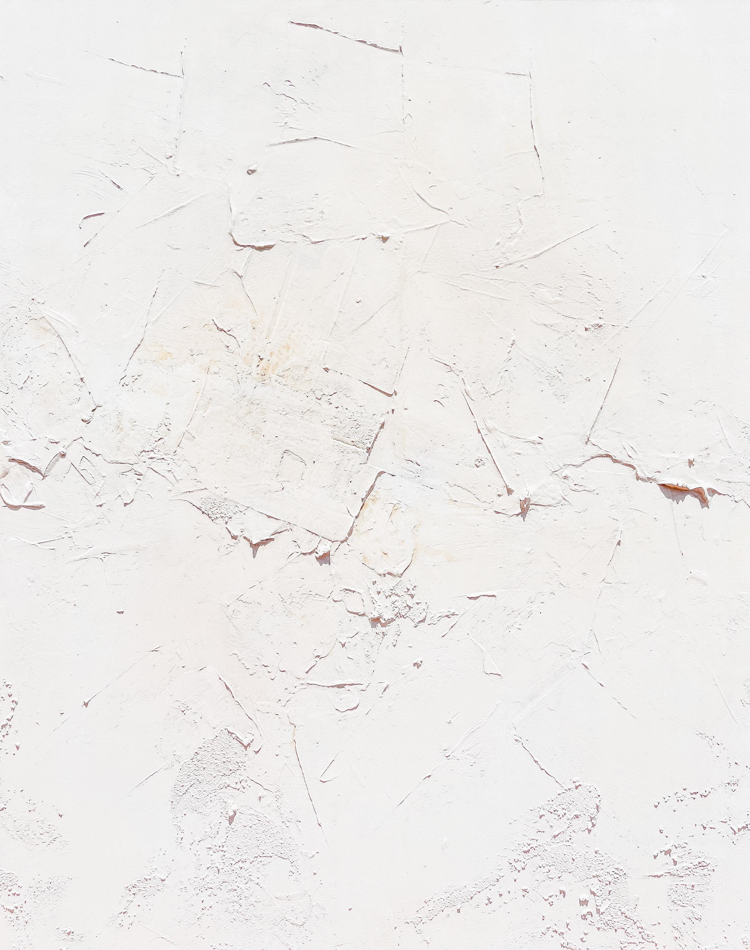 Michelle Thomas Artist Interior Painting - Walk Softly - Large Abstract Painting, Acrylic on Canvas, Textured