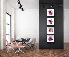 Tus Alas; Tu Vida I - IV , Cuadríptico, Pinturas Abstractas, Firmado, Acrílico