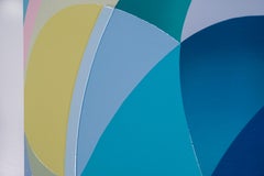 SURF - Contemporary Abstract Painting w/ Curvilinear Lines & Smooth Gradients