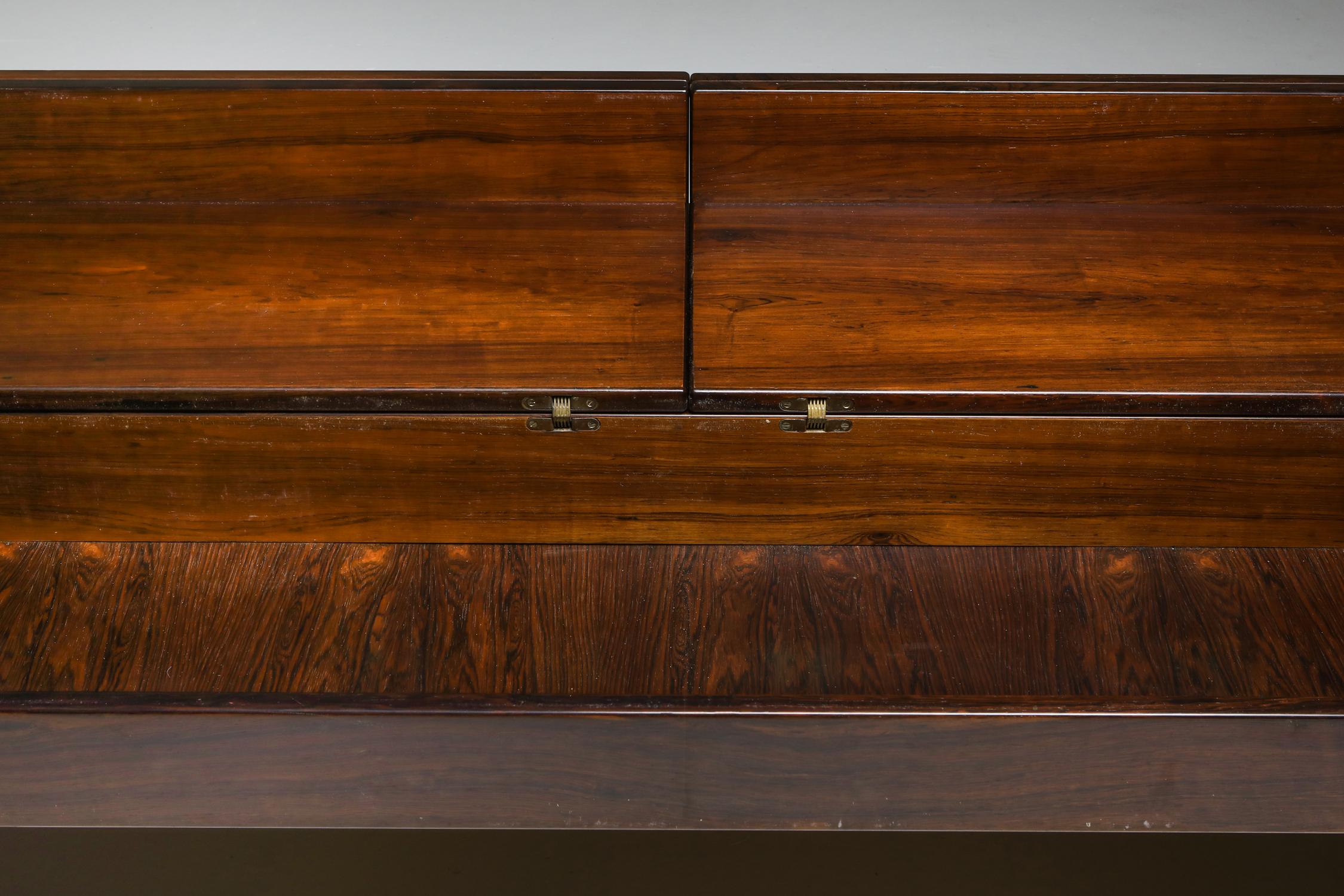 Michelluci Walnut Coffee Table with Storage 4