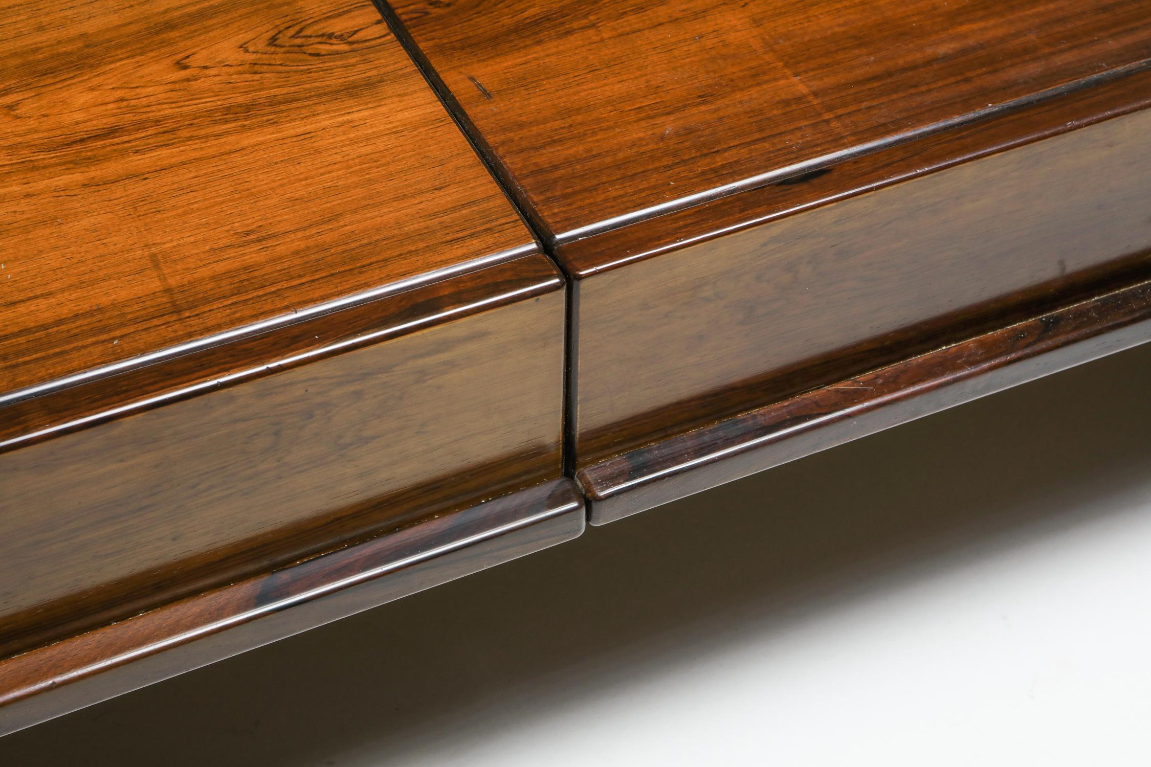 Michelluci Walnut Coffee Table with Storage 2