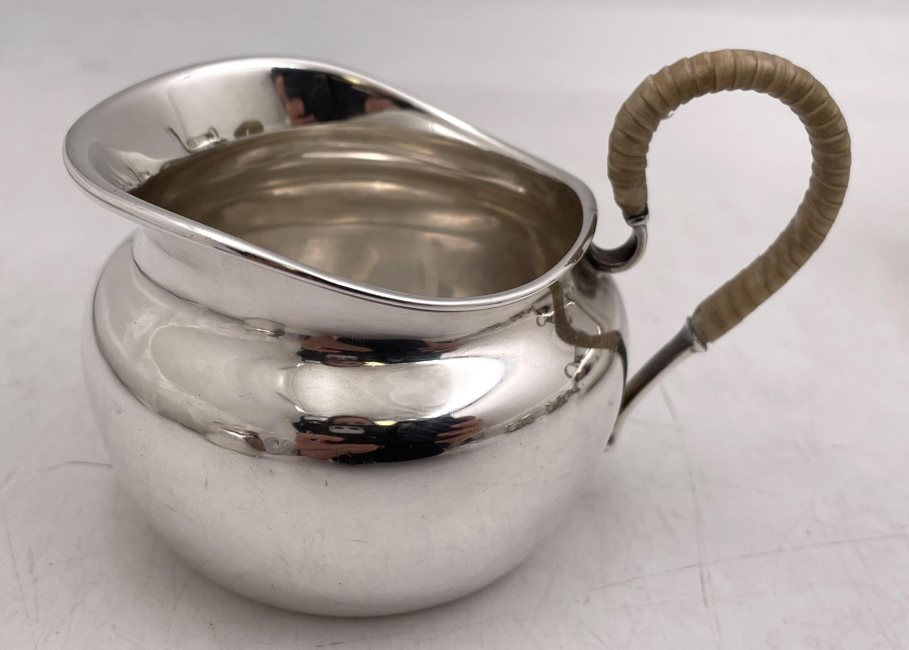 Set da tè e caffè in argento danese Michelsen a 4 pezzi in stile Art Deco in vendita 3
