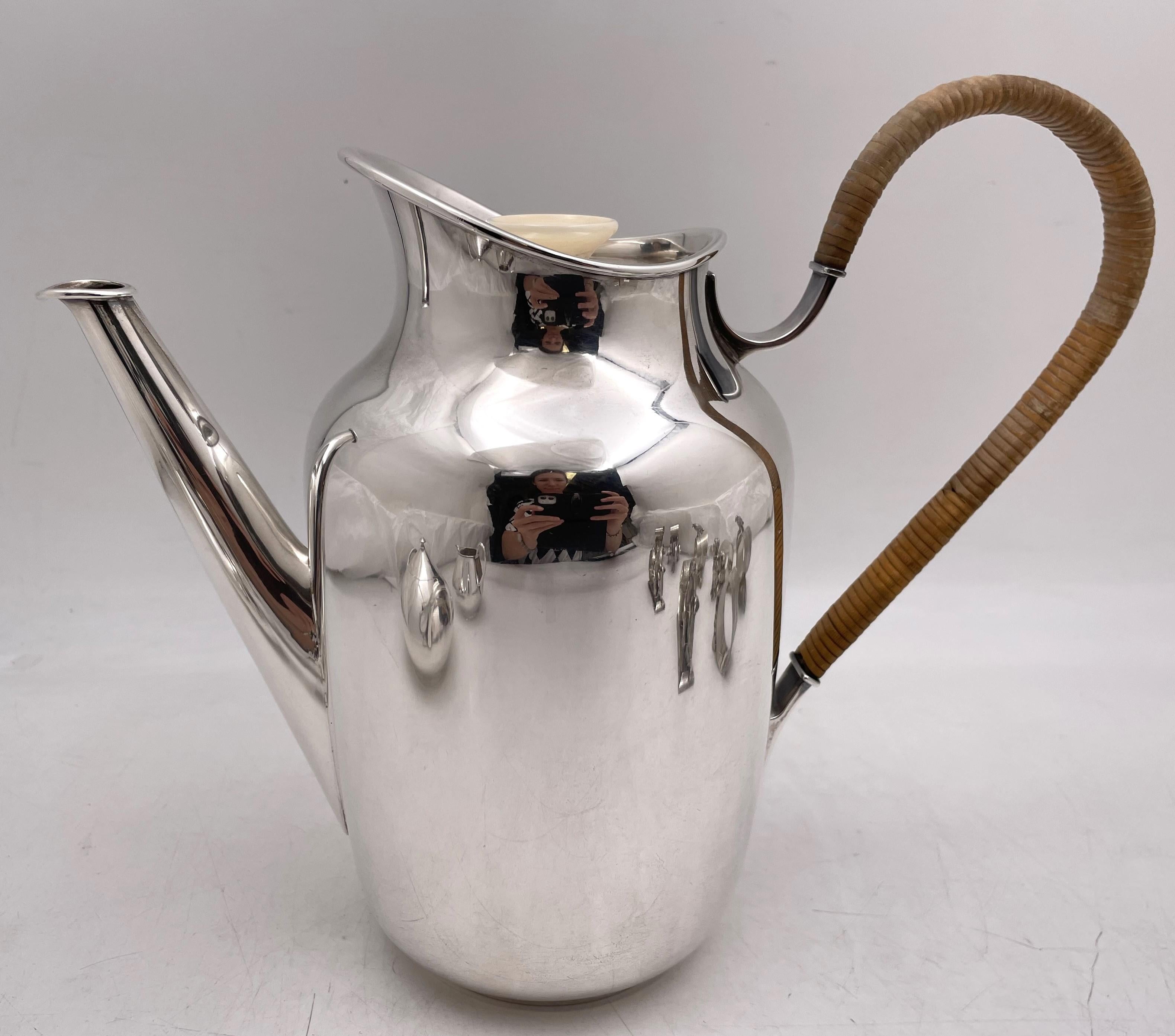 Set da tè e caffè in argento danese Michelsen a 4 pezzi in stile Art Deco in vendita 1