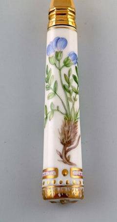 Michelsen for Royal Copenhagen, "Flora Danica" Dinner Spoon, Gold-Plated Silver