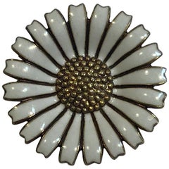 Michelsen Sterling Silver Marguerit 'Daisy' Brooch