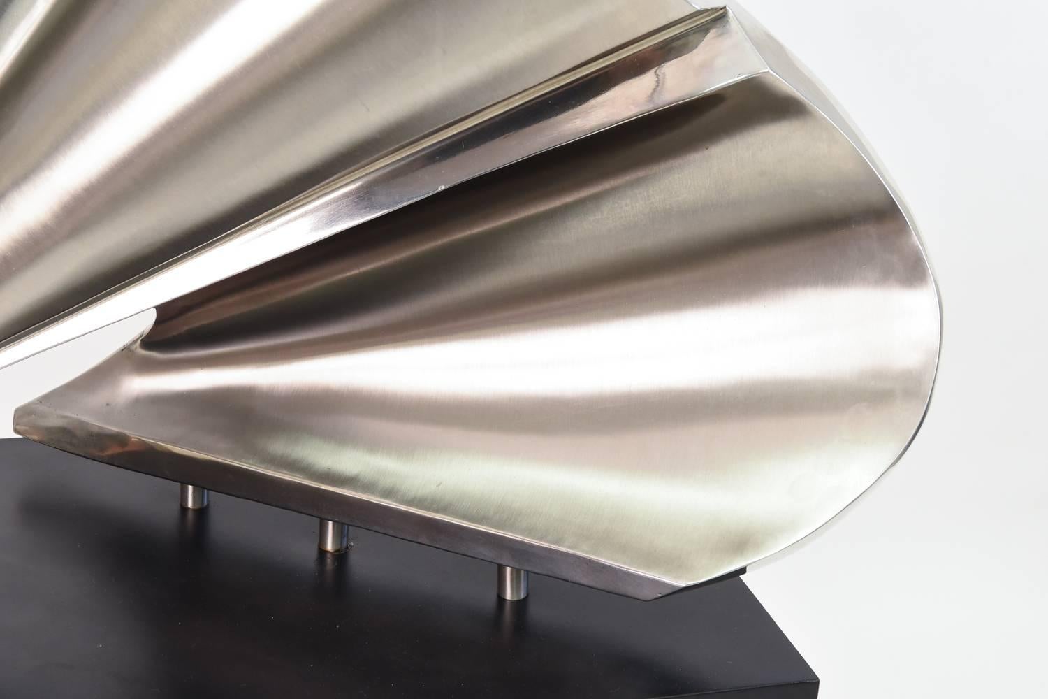 Michi Raphael 'American' Abstract Steel Sculpture 1