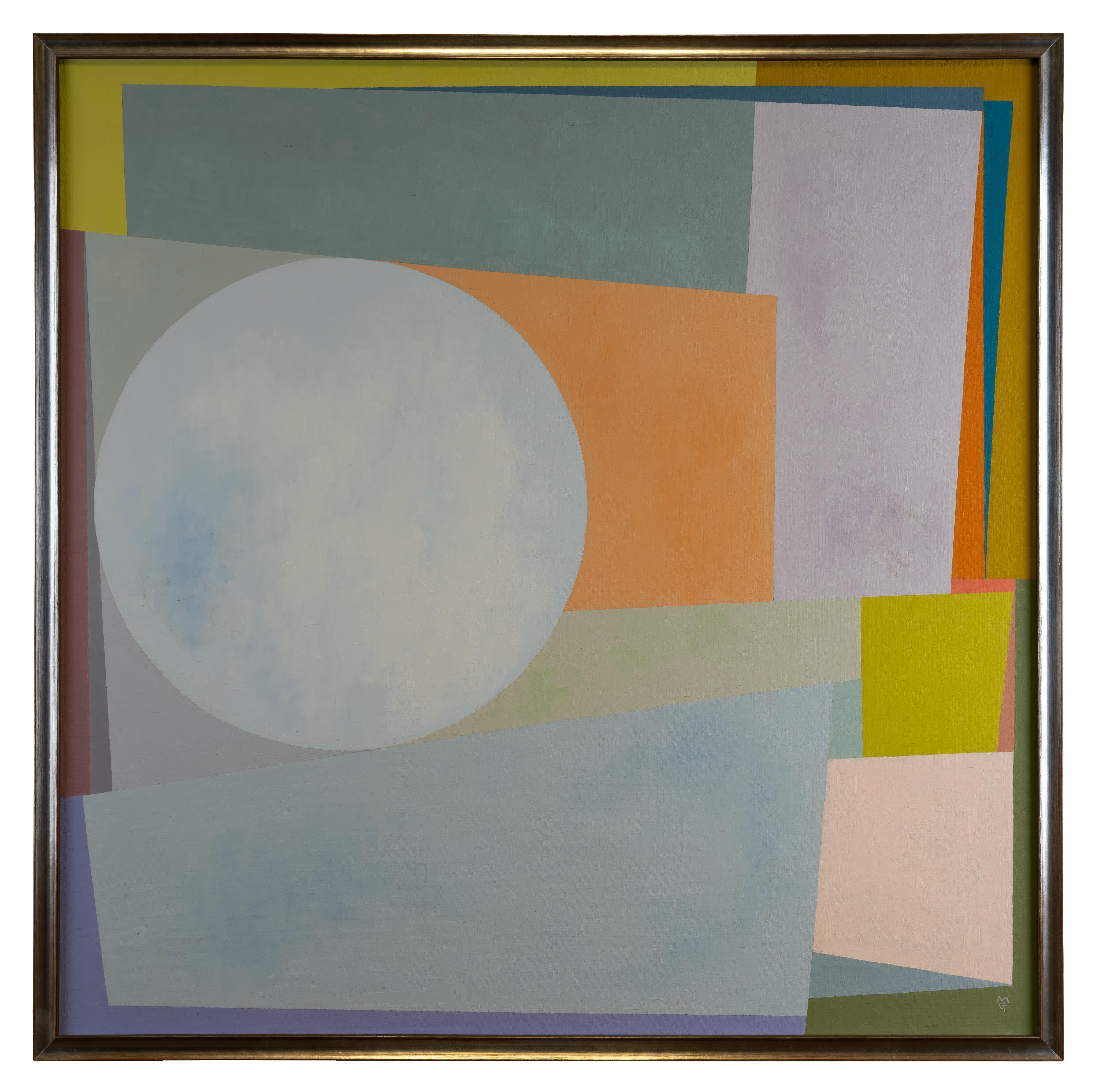 Michiel Gloeckner Abstract Painting – Blasser Morgen
