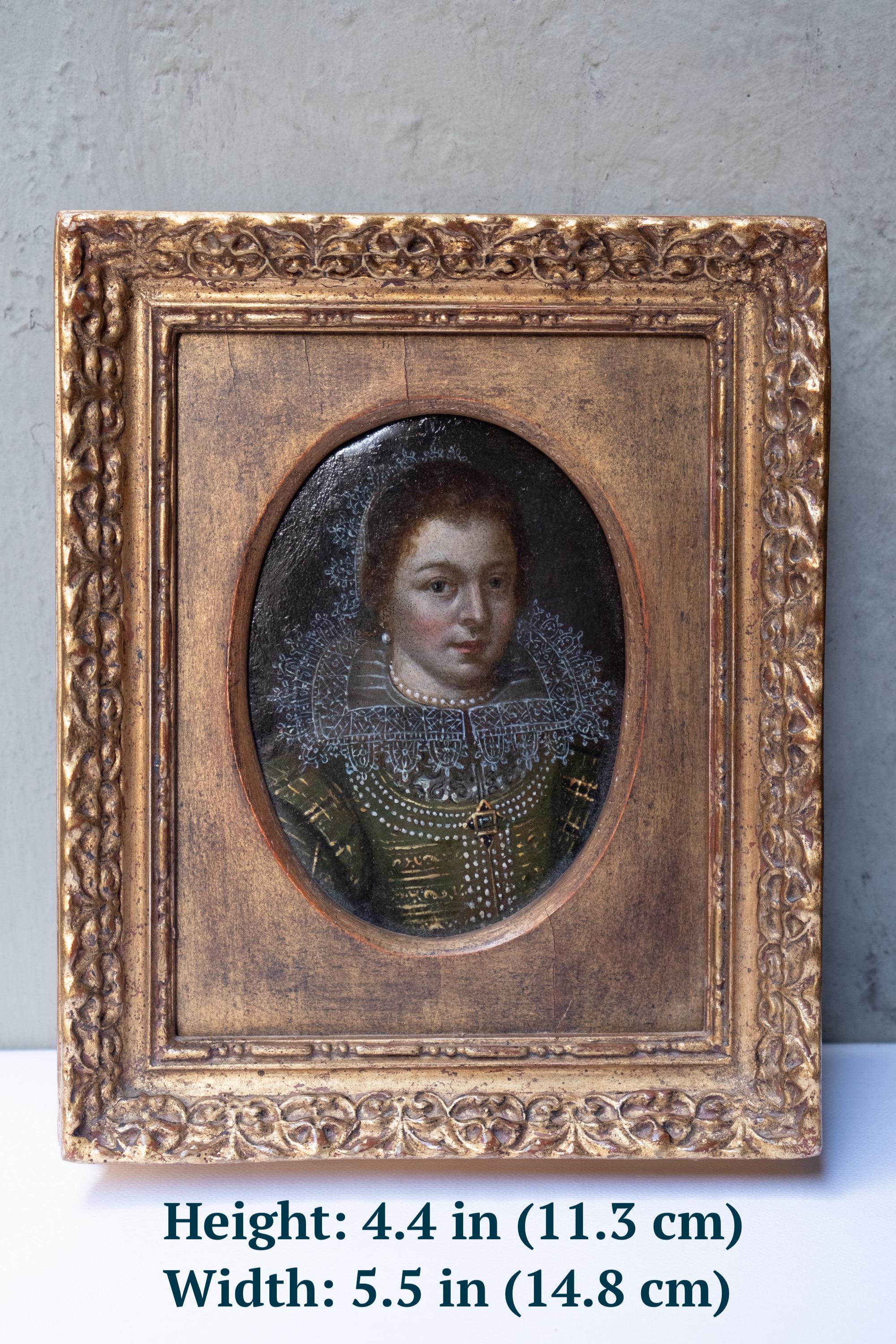 Presumed Portrait of Amalia von Solms, Circle of Michiel Jansz VAN MIEREVELD - Old Masters Painting by Michiel Jansz VAN MIEREVELD 