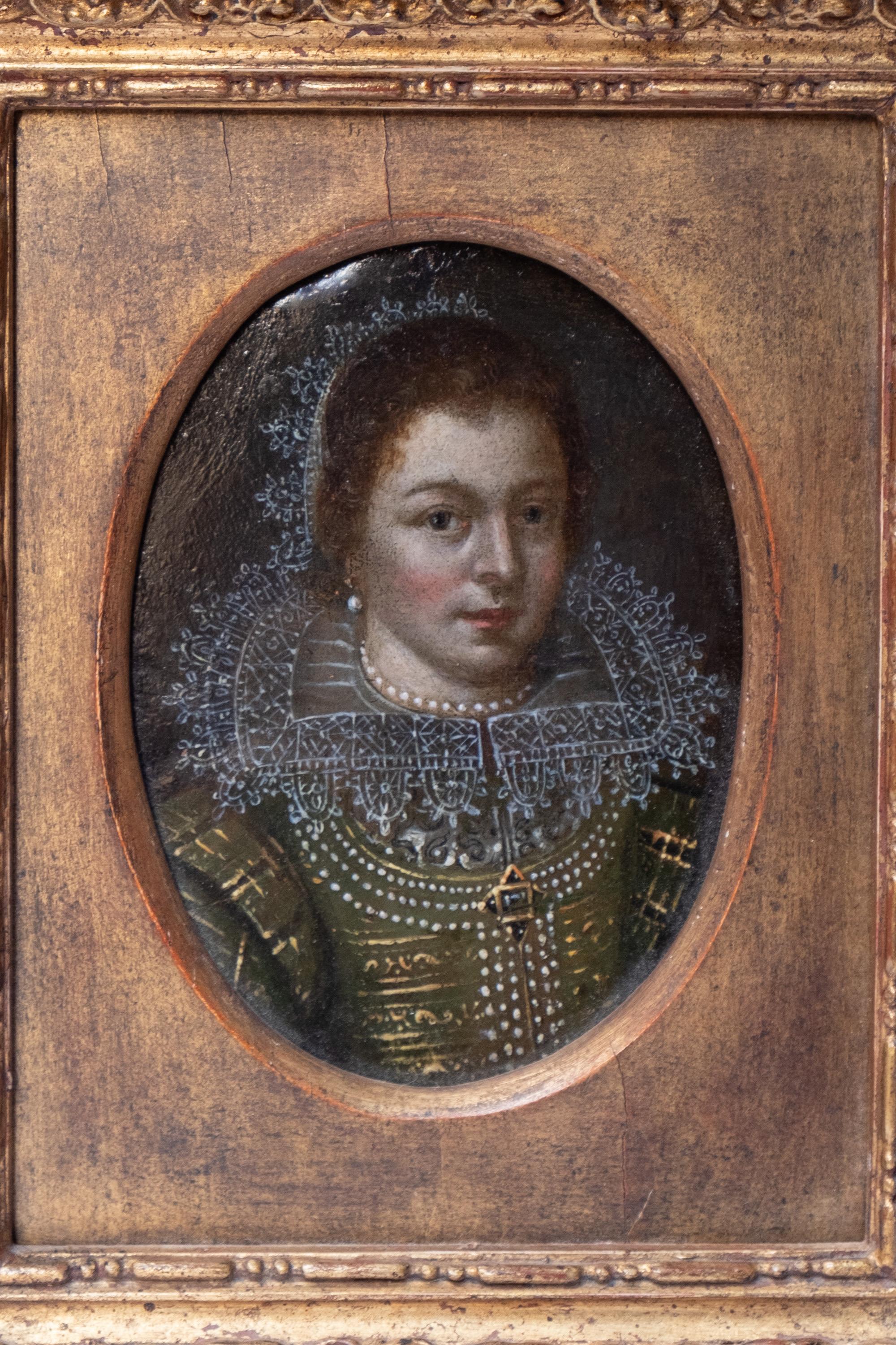 Presumed Portrait of Amalia von Solms, Circle of Michiel Jansz VAN MIEREVELD - Painting by Michiel Jansz VAN MIEREVELD 