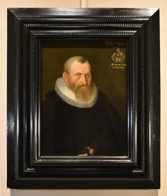 Portrait Gentleman Van Mierevelt 17th Century Paint Flemish Old master Oi Canvas