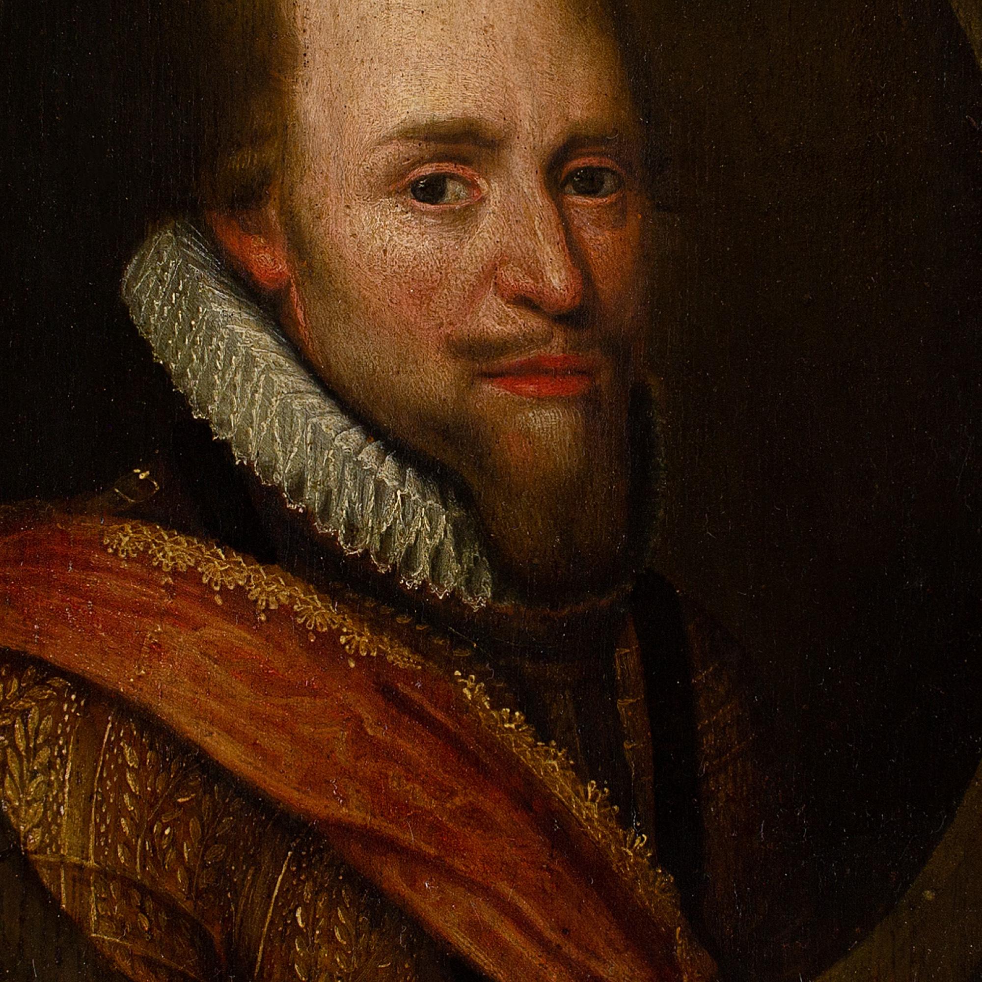 Michiel Jansz. Van Mierevelt (Follower), Portrait of Maurice of Orange For Sale 3